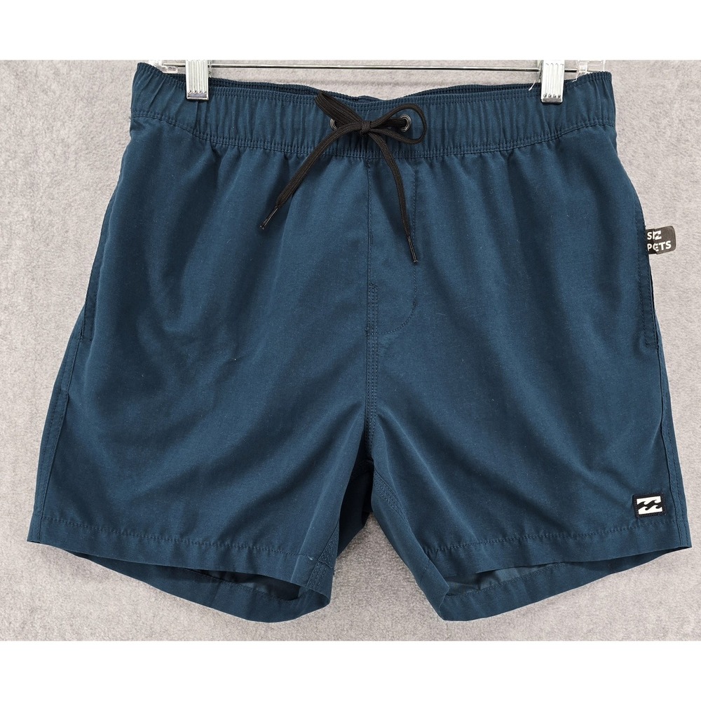 NWOT Billabong Recycler All Day Layback Volley Shorts Men's S 30x4" Blue Beach
